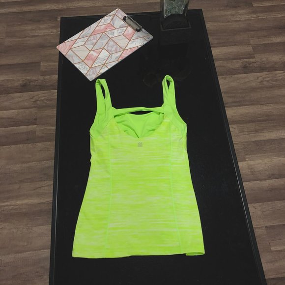 VSX Sport Electric Green Workout Tank - Picture 2 of 4